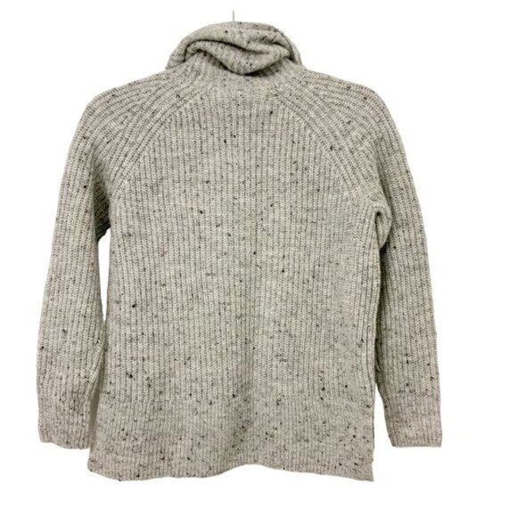 Madewell Donegal Mercer Wool Blend Cozy Turtleneck Sweater - Picture 5 of 7